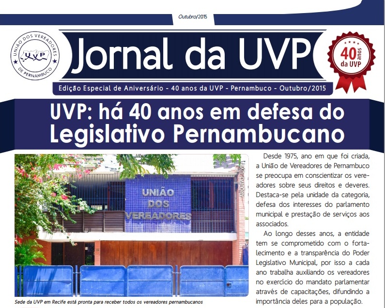 Jornal da UVP – Edição Especial de Aniversário